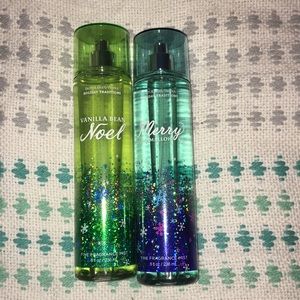 Bath and Body Works Christmas edition mists